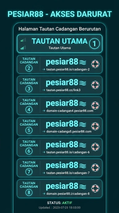 Tampilan link alternatif pesiar88